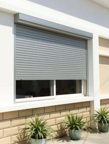 Heavy duty galvanized roller shutter for warehouse